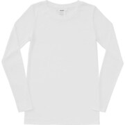 リブドライ ロングスリーブクルー LONG SLEEVE CREW MW18162 (W)ホワイト Mサイズ [アウトドア カットソー レディース]