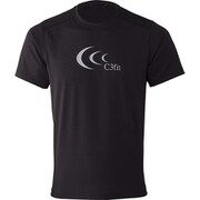 アルファドライビッグロゴティー（MENS） 3F48105 （K）ブラック Mサイズ [ランニング 半袖シャツ メンズ]