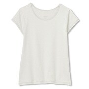 オールデイアクティブ フレンチT DA58228 ホワイトベージュ(HI) Lサイズ [フィットネス シャツ レディース]