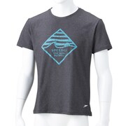 S/S WAVE SQUARE T SA31930 XK_Mブラック Lサイズ [ラッシュガード]