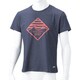 S/S WAVE SQUARE T SA31930 XN_Xネイビー Mサイズ [ラッシュガード メンズ]