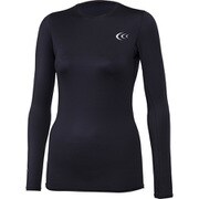 インスピレーション ロングスリーブ Inspiration Long Sleeves 3FW07100 (K)ブラック Mサイズ [コンディショニングウェア 長袖シャツ レディース]