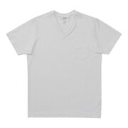 SHORT SLEEVE POCKET V-NECK MX16104 W_ホワイト XLサイズ [アウトドア カットソー メンズ]