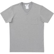 SHORT SLEEVE POCKET V-NECK MX16104 Z_ミックスグレー Mサイズ [アウトドア カットソー メンズ]