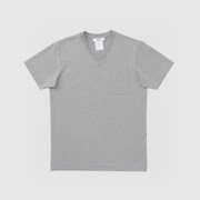 SHORT SLEEVE POCKET V-NECK XL Z ミックスグレー [アウトドア カットソー]