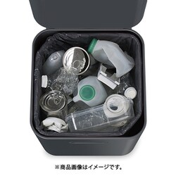 Joseph Josephトーテムコンパクト40Lグラファイト Totem Compact 40L Waste & Recycling Bin | Joseph Joseph US