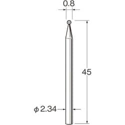 K1008 [リューター 精密加工用超硬カッター]