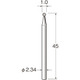 K1010 [リューター 精密加工用超硬カッター]