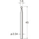 K1016 [リューター 精密加工用超硬カッター]