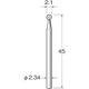 K1021 [リューター 精密加工用超硬カッター]