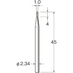 K1210 [リューター 精密加工用超硬カッター]