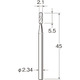 K1221 [リューター 精密加工用超硬カッター]