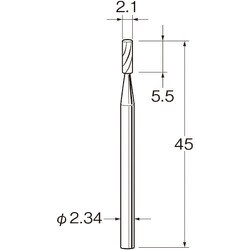 K1221 [リューター 精密加工用超硬カッター]