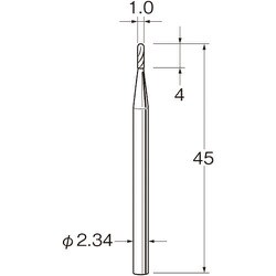 K1310 [リューター 精密加工用超硬カッター]