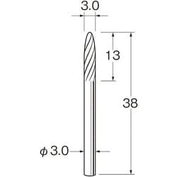 K3413 [リューター 超硬カッター]