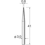 N1008 [リューター 軸付電着ボラゾン砥石]