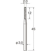 N1120 [リューター 軸付電着ボラゾン砥石]