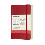 デイリーダイアリー ソフトカバー スカーレッドレッド Pocket DSF212DC2Y20