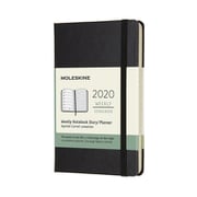 ウィークリーダイアリー ハードカバー ブラック Pocket DHB12WN2Y20