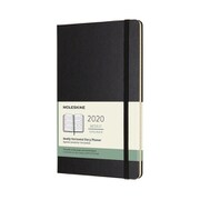 ウィークリーダイアリー ホリゾンタル ハードカバー ブラック Large DHB12WH3Y20