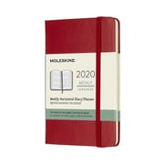 ウィークリーダイアリー ホリゾンタル ハードカバー スカーレッドレッド Pocket DHF212WH2Y20