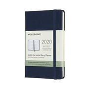 ウィークリーダイアリー ホリゾンタル ハードカバー サファイアブルー Pocket DHB2012WH2Y20