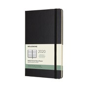 ウィークリーダイアリー バーチカル ハードカバー ブラック Large DHB12WV3Y20
