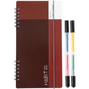ハビット マーカー&ノート A5スリムサイズ レッド NW-SA504-2