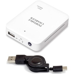 JTT USB電池パック Type-C ケーブルセット （ホワイト） USBDP3C-WH