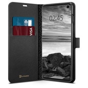 Galaxy S10 La Manon Wallet Saffiano Black