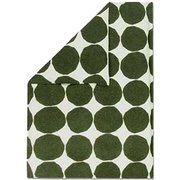 ベッドカバー キヴェット 150×210cm エクリュ/グリーン 69716-162