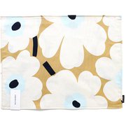ピエニウニッコ ランチョンマット42×31cm ベージュ/ホワイト 69018-815