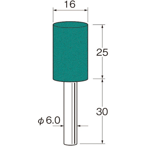 R3613 リューター 軸付グリーンカーボランダムゴム砥石 Sale開催中