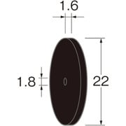 R5111 [リューター ホイール型シリコンゴム砥石]