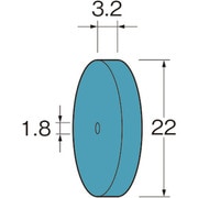 R5223 [リューター ホイール型シリコンゴム砥石]