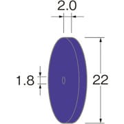 R5314 [リューター ホイール型セラミックゴム砥石]