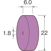 R5331 [リューター ホイール型セラミックゴム砥石]