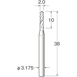 T3020 [リューター ツイストドリル(超硬合金)]