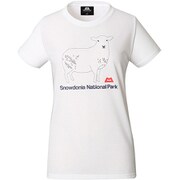 Ws Double Face Tee - Snowdonia 422777 W01 ホワイト Lサイズ [アウトドア カットソー レディース]