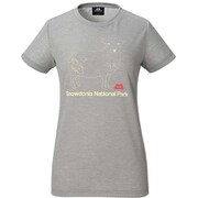 Ws Double Face Tee-SNOWDONIA 422793 G01 グレイ Sサイズ [アウトドア カットソー レディース]
