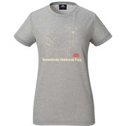 Ws Double Face Tee - SNOWDONIA 422793 G01 グレイ Lサイズ [アウトドア カットソー レディース]