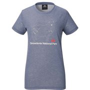Ws Double Face Tee-SNOWDONIA 422793 I00 インディゴ XSサイズ [アウトドア カットソー レディース]