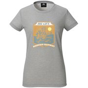 Ws Double Face Tee-SKI LIFE 422794 G01 グレイ Lサイズ [アウトドア カットソー レディース]