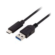 USB3.1 Gen1ケーブル TypeC-A 1m ブラック GH-UCSCAA1-BK