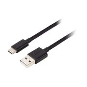 USB2.0 ケーブル TypeC-A 1m ブラック GH-UCSCAB1-BK
