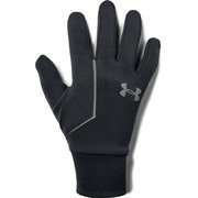 UA Mens CGI Run Liner Glove 1318571 BLK/BLK/SIL SMサイズ [ランニング グローブ]