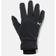 UA Storm Fleece Glove 1318469 BLK/BLK/WHT SMサイズ [ランニング グローブ]