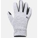 UA Storm Fleece Glove 1318469 BLK/WHT/BLK LGサイズ [ランニング グローブ]
