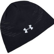 UA Mens Knit Ventilated Beanie 1345186 BLK/HGY/SRF [トレーニングキャップ]