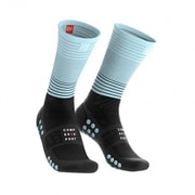 Mid Compression Socks MDS-R-9954-T1 BLACK/ICE BLUE サイズT1(22-24cm) [ランニング小物]